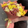 Микс из 17 кустовых хризантем