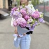 Лавандовый микс из 9 махровых эустом