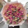 Микс из пионовидных роз Гравити и Сильва Пинк