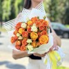 Микс кустовых роз Яркость