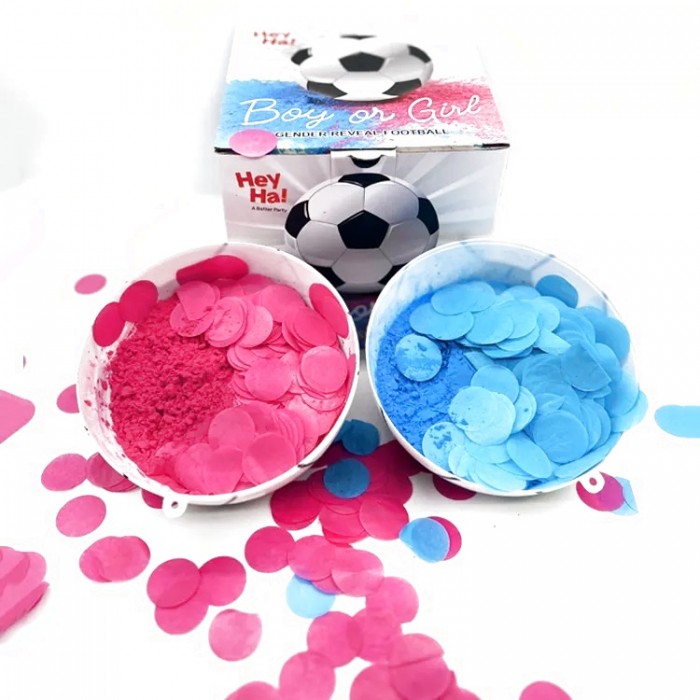 Набор для Гендер Пати Футбольный мяч  с краской Холи