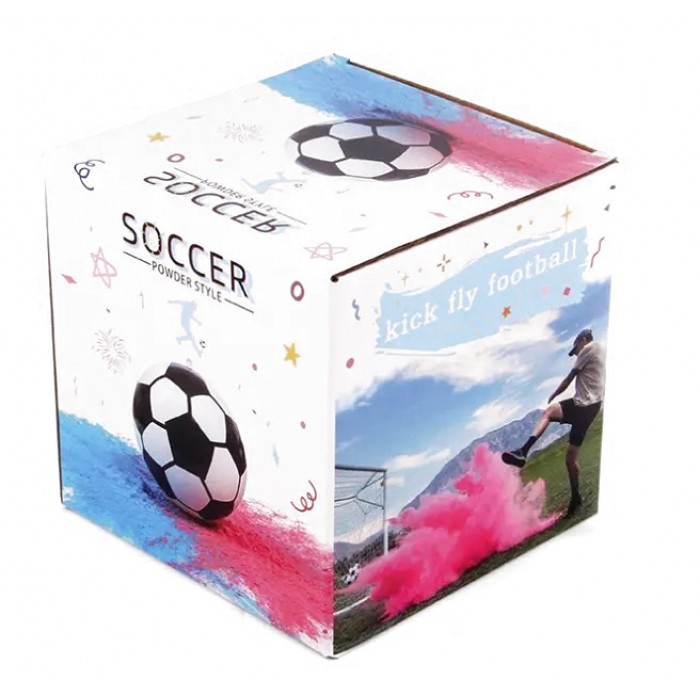 Набор для Гендер Пати Футбольный мяч  с краской Холи