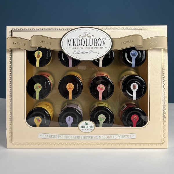 Набор медового суфле в подарочной упаковке 12 шт