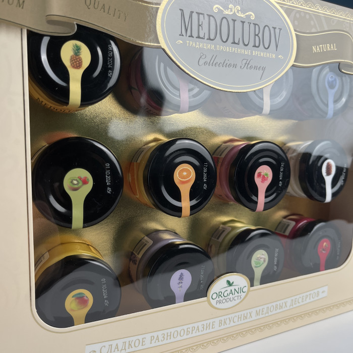 Набор медового суфле в подарочной упаковке 12 шт