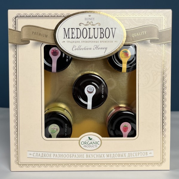 Набор медового суфле в подарочной упаковке 5 шт