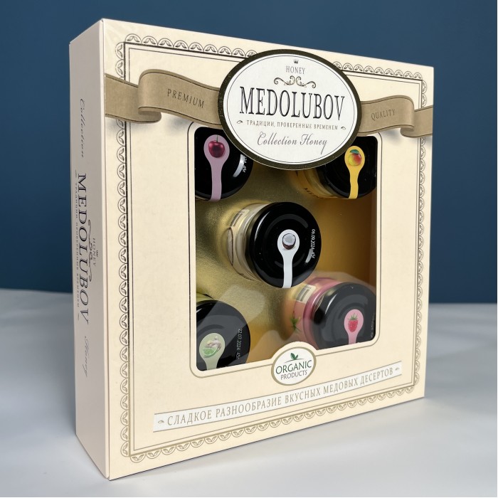 Набор медового суфле в подарочной упаковке 5 шт