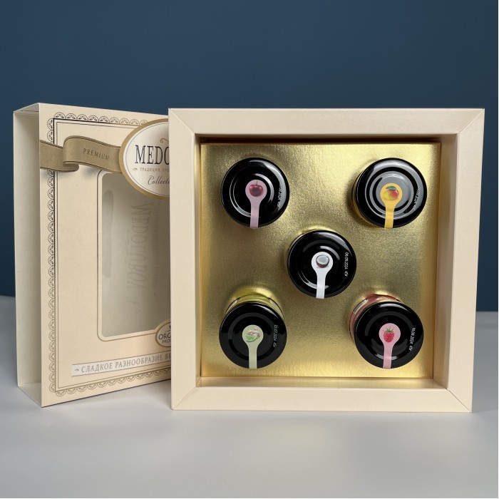 Набор медового суфле в подарочной упаковке 5 шт