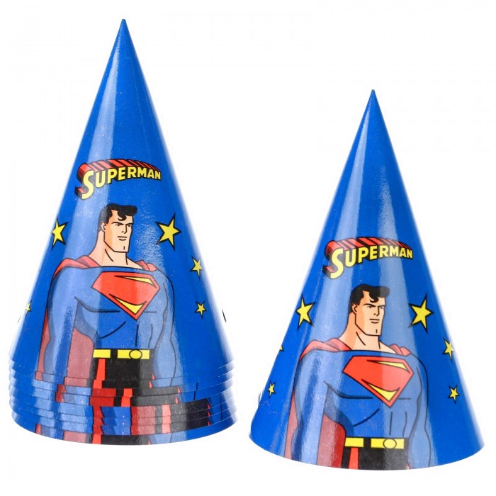 Набор одноразовой бумажной посуды С Днем Рождения Супергерои