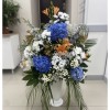 Напольная композиция Аквамариновые волны