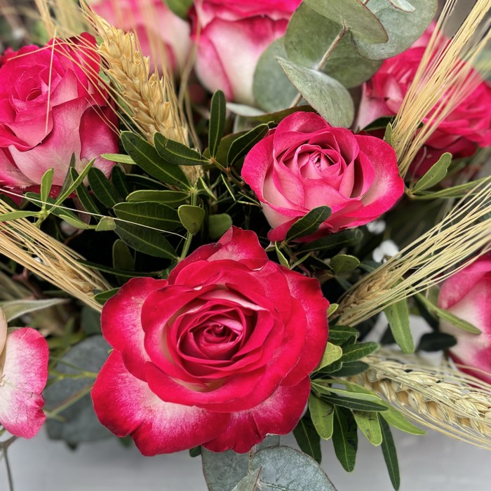 Настольная композиция на президиум Малиновый аромат