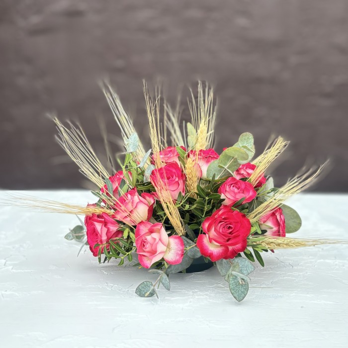 Настольная композиция на президиум Малиновый аромат