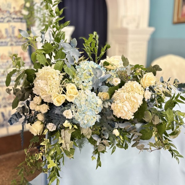 Настольная композиция на президиум Бирюза