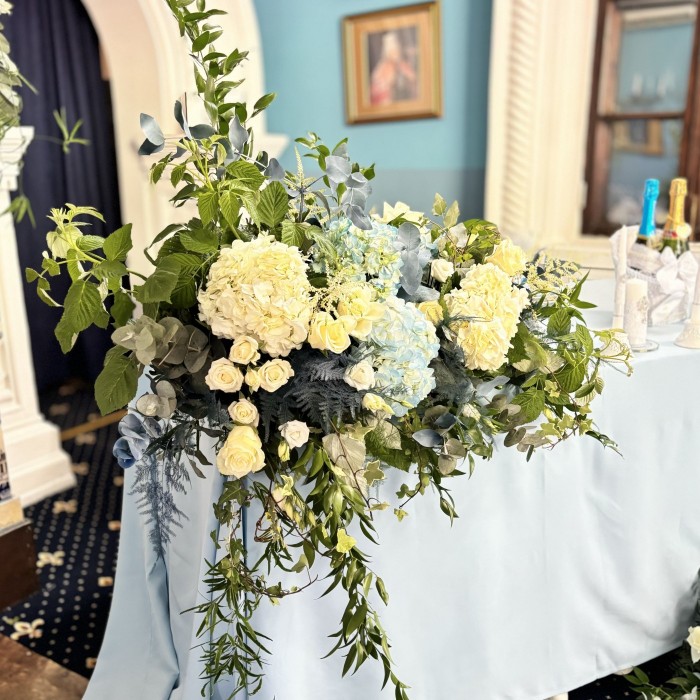 Настольная композиция на президиум Бирюза