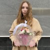 Нежная сумочка mix с мишкой