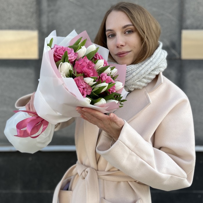 Нежный букет для Мамы