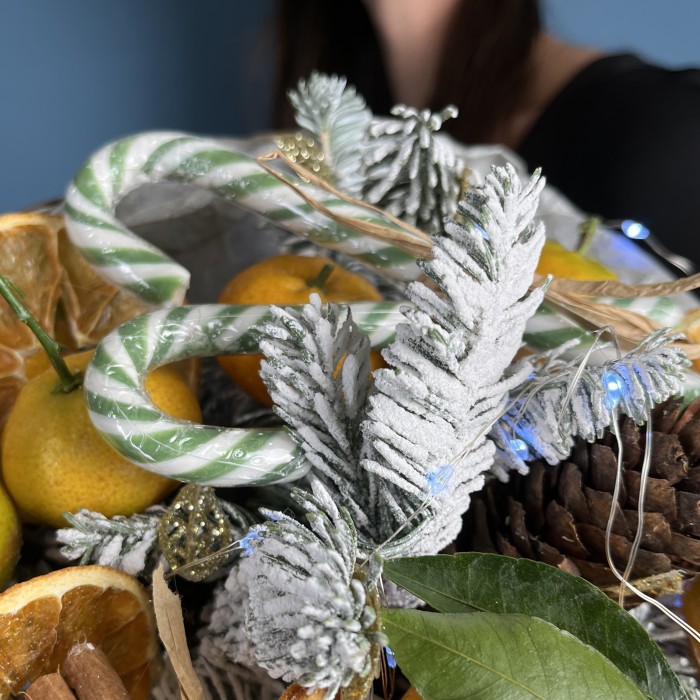 Новогодний букет Цитрусовый аромат