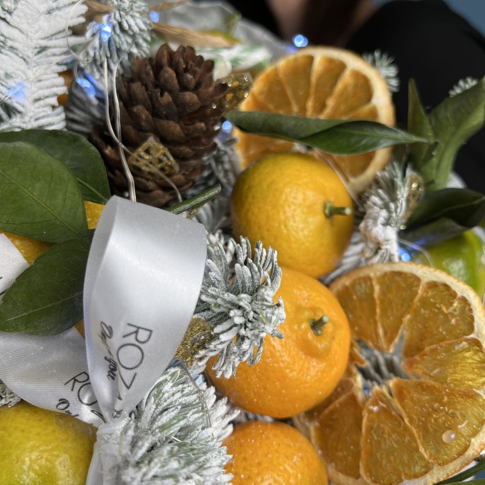 Новогодний букет Цитрусовый аромат