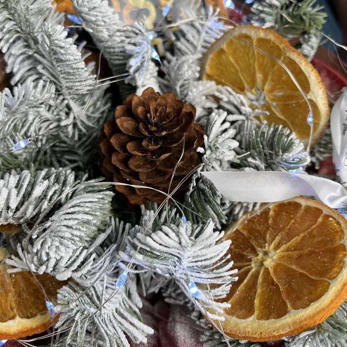 Новогодний букет С печенькой предсказаний