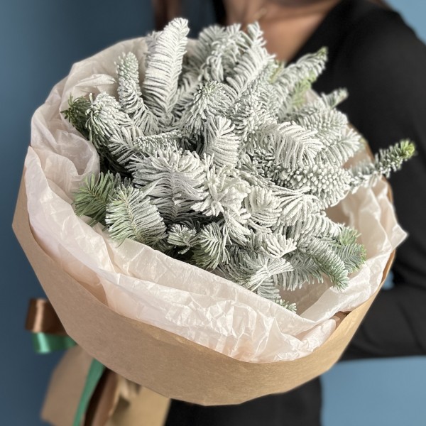 Новогодний букет Снежное утро