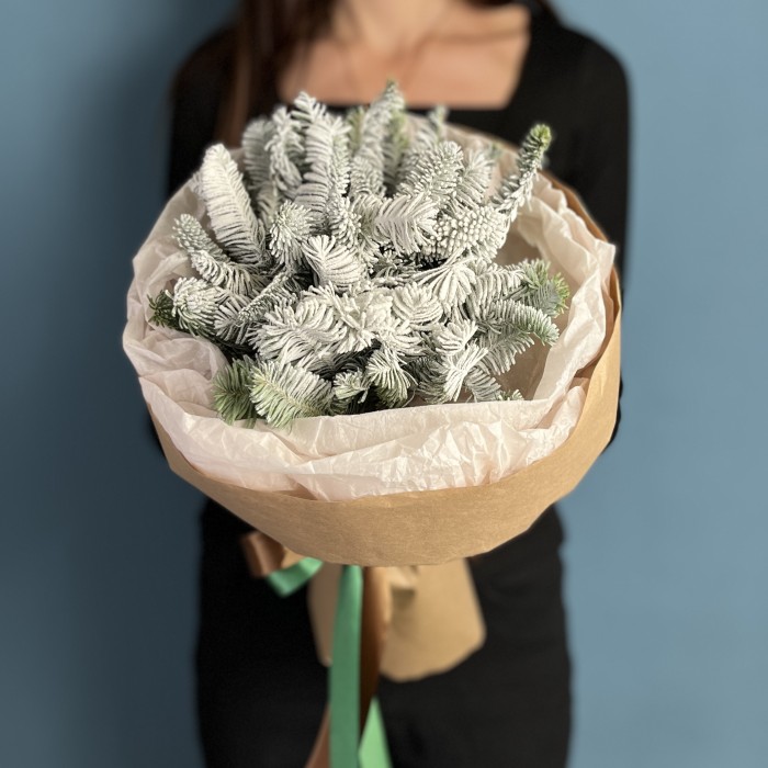 Новогодний букет Снежное утро