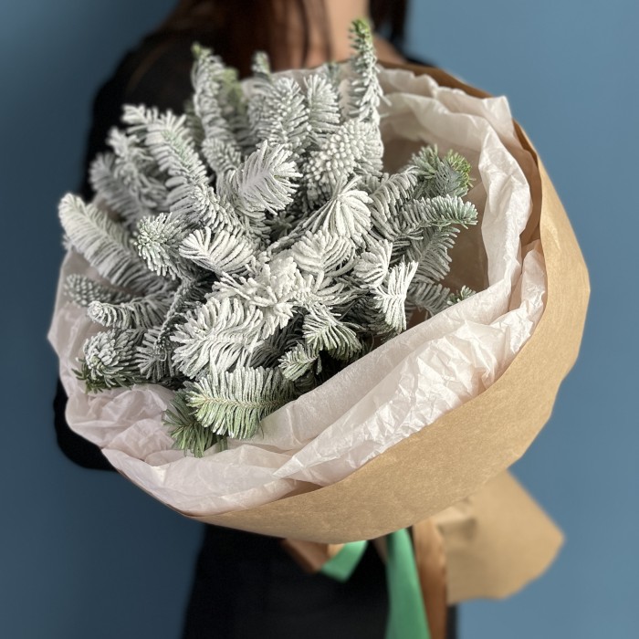 Новогодний букет Снежное утро