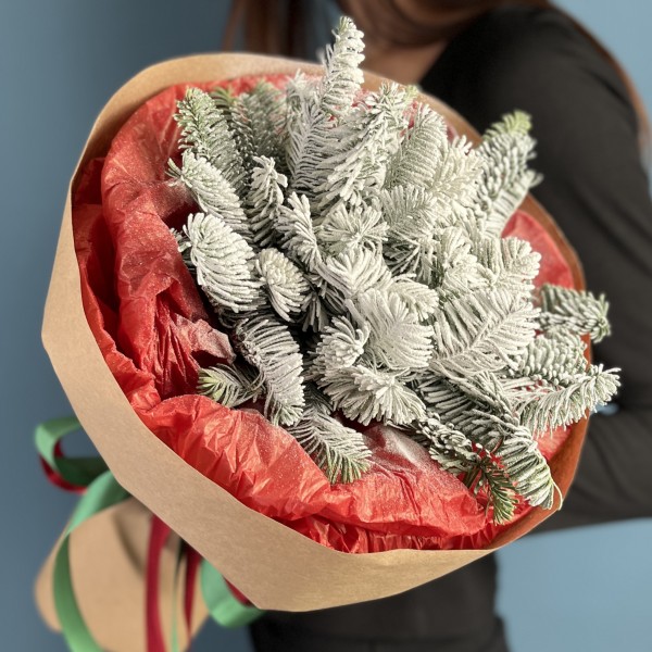 Новогодний букет Снежный вечер