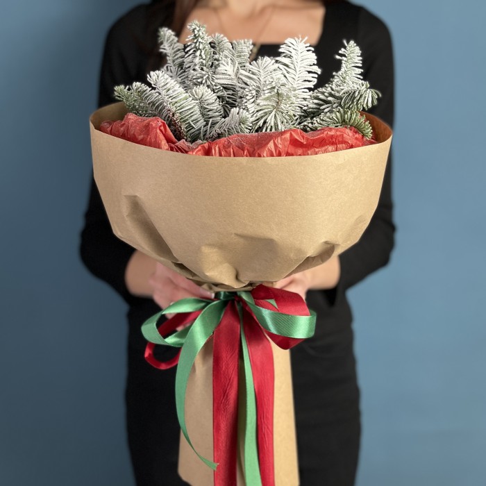 Новогодний букет Снежный вечер