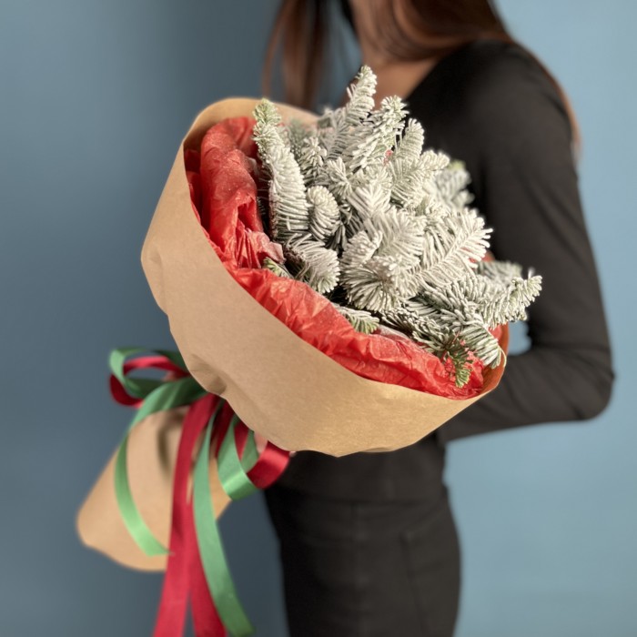 Новогодний букет Снежный вечер