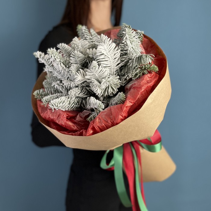 Новогодний букет Снежный вечер