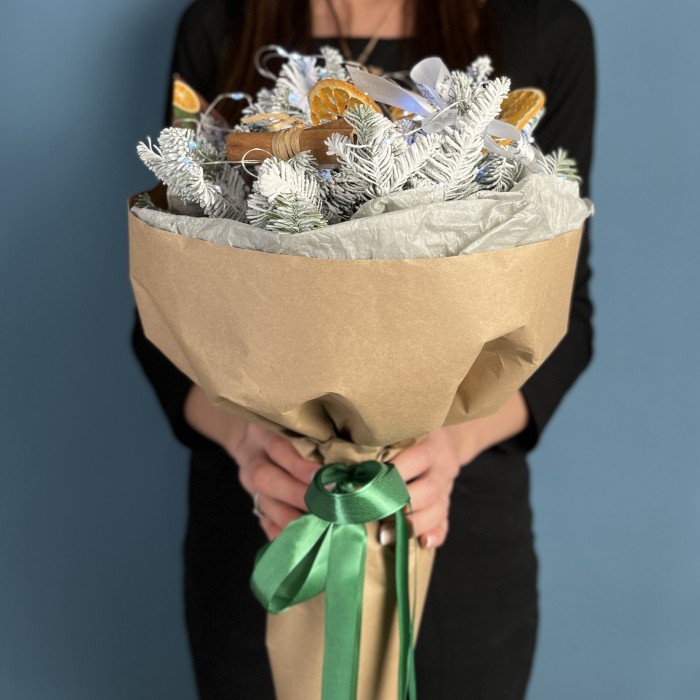Новогодний букет Уютный зимний день