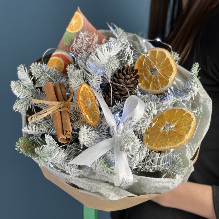 Новогодний букет Уютный зимний день