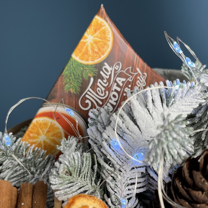 Новогодний букет Уютный зимний день