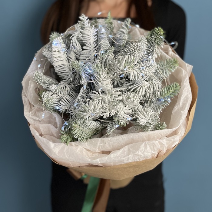 Новогодний букет Зимнее утро