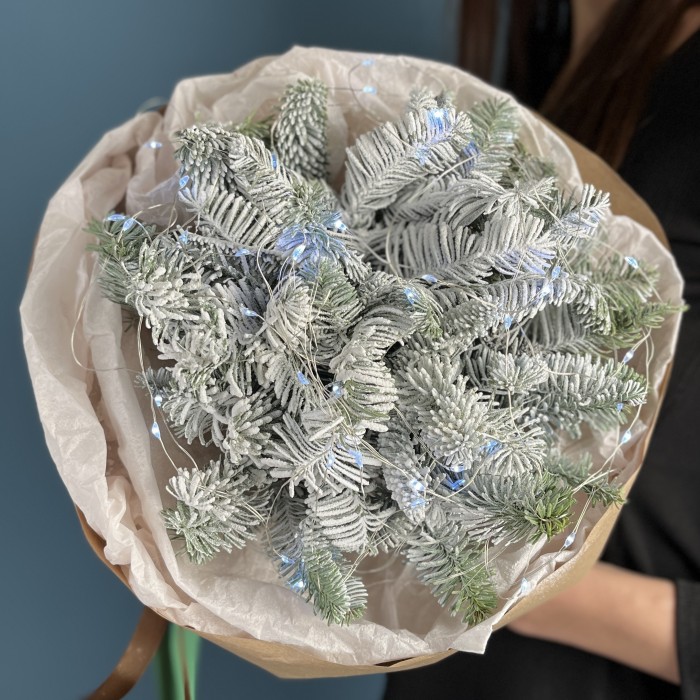 Новогодний букет Зимнее утро