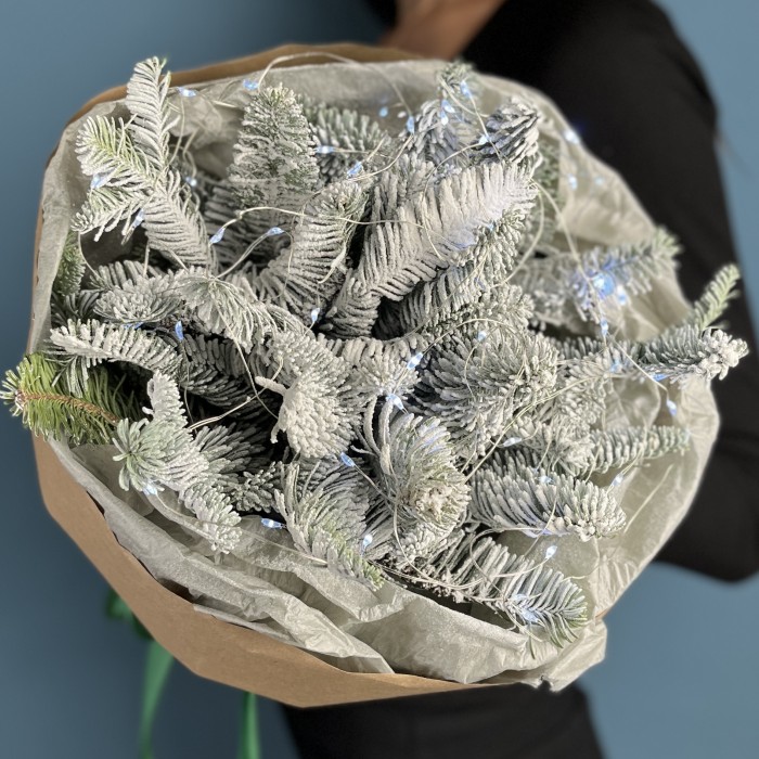 Новогодний букет Зимний день