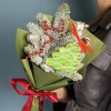 Новогодний корпоративный букет с пряником Елочка