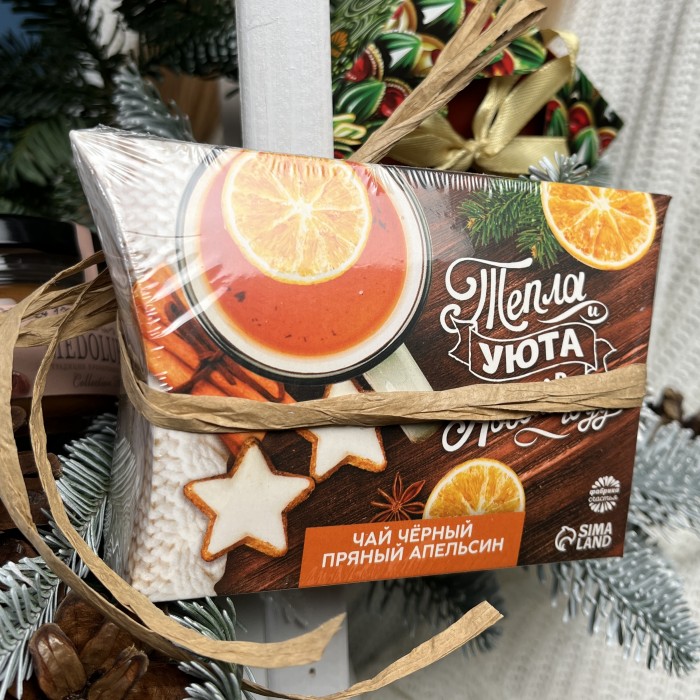 Новогодний набор в фонаре Тепла и уюта