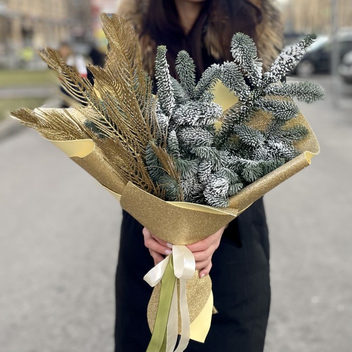 Букет Первый снег с нобилисом