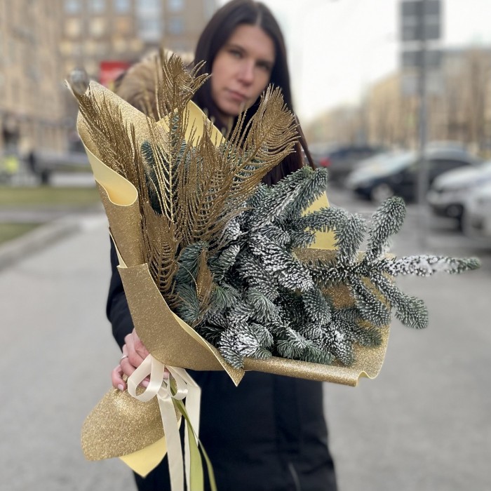 Букет Первый снег с нобилисом