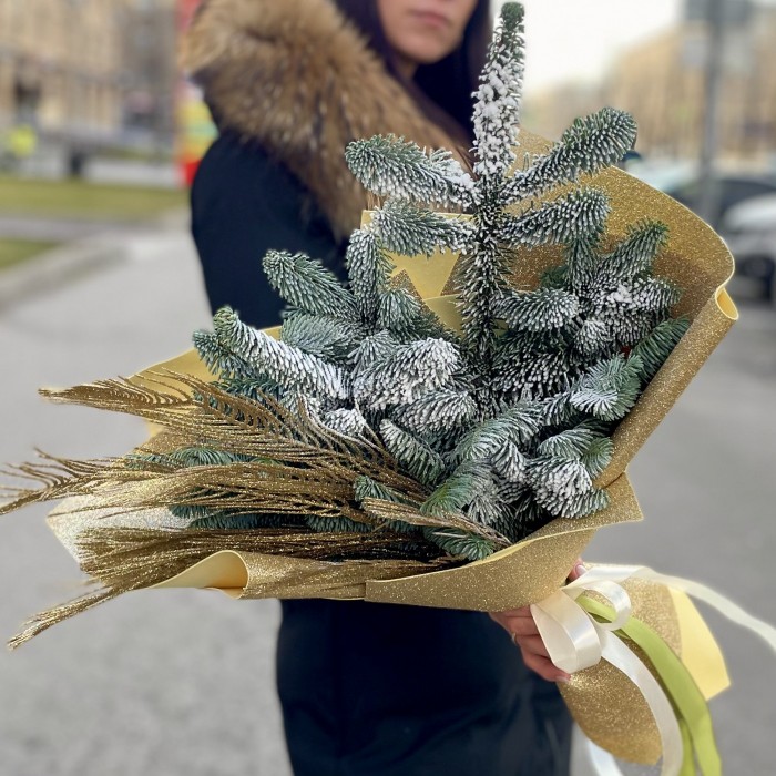 Букет Первый снег с нобилисом