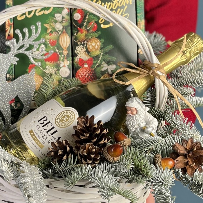 Новогодняя композиция На брудершафт