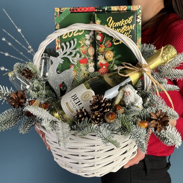 Новогодняя композиция На брудершафт