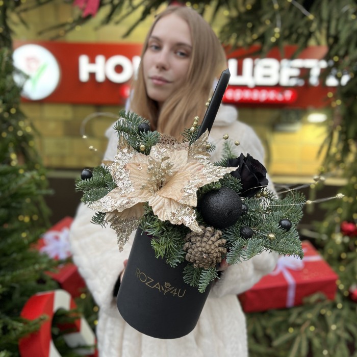 Новогодняя композиция Радости в дом