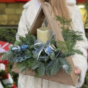 Новогодняя композиция Синий Иний