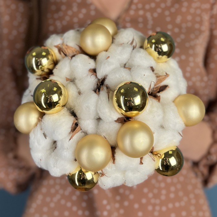 Новогодняя композиция Снежный баблс