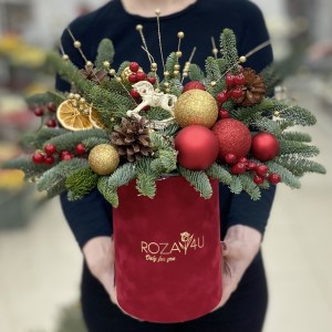 Новогодняя композиция Ёлочные Украшения