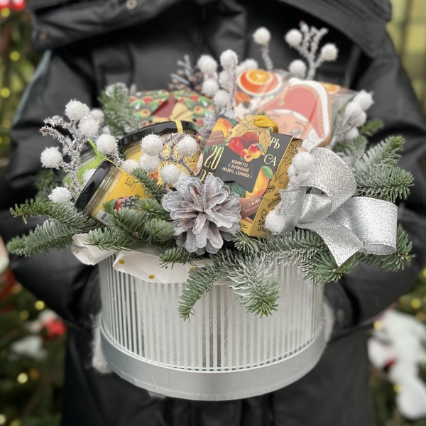 Новогодняя коробка с пряником