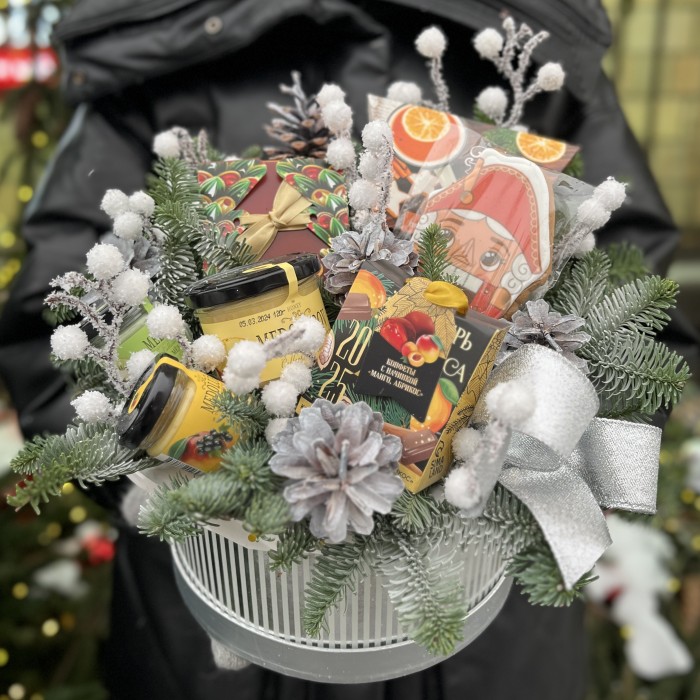 Новогодняя коробка с пряником