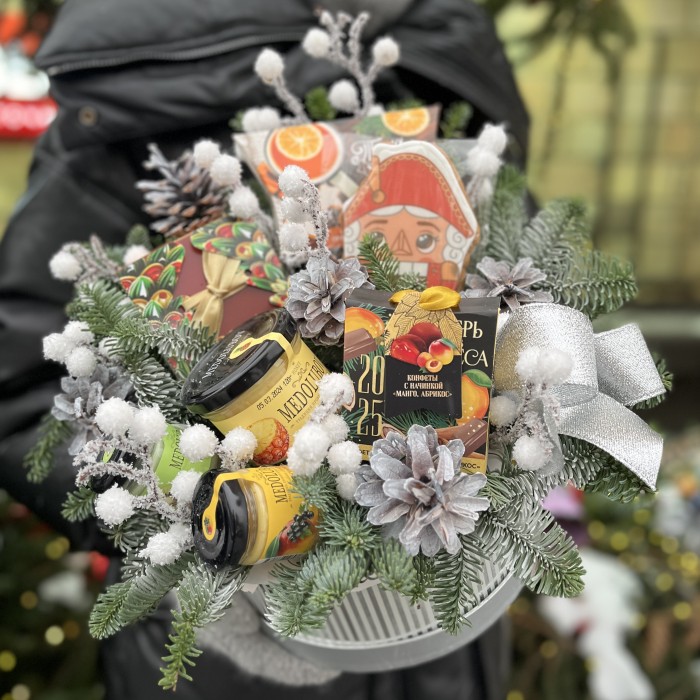 Новогодняя коробка с пряником