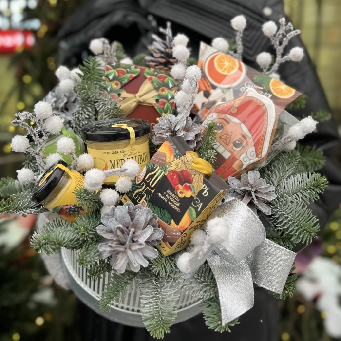 Новогодняя коробка с пряником